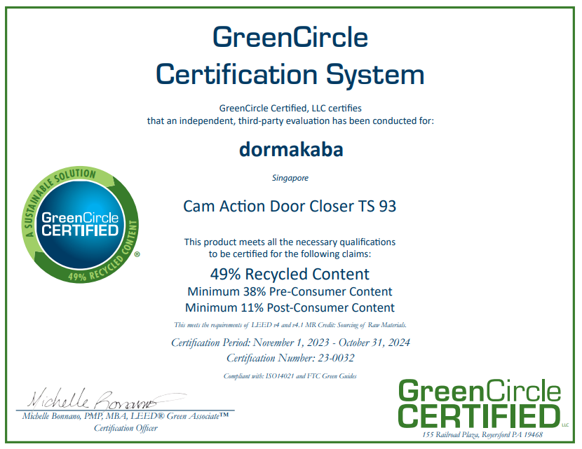 dormakaba - GreenCircle