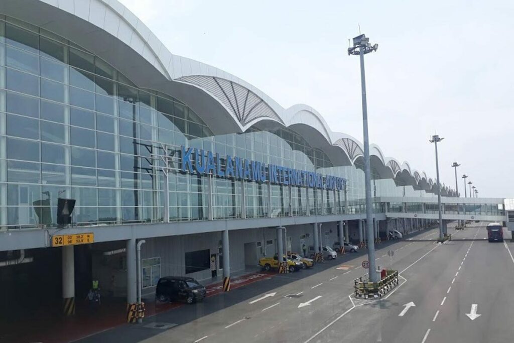 The termimal at Kuala Namu Airport, North Sumatra, Indonesia, which serves Medan.