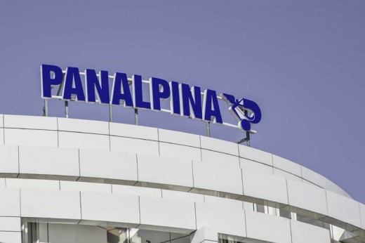 Panalpina-Logo am Hauptsitz des Unternehmens