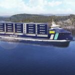 Samkips neue Kurzstrecken-Containerschiffe (Foto: Naval Dynamics)