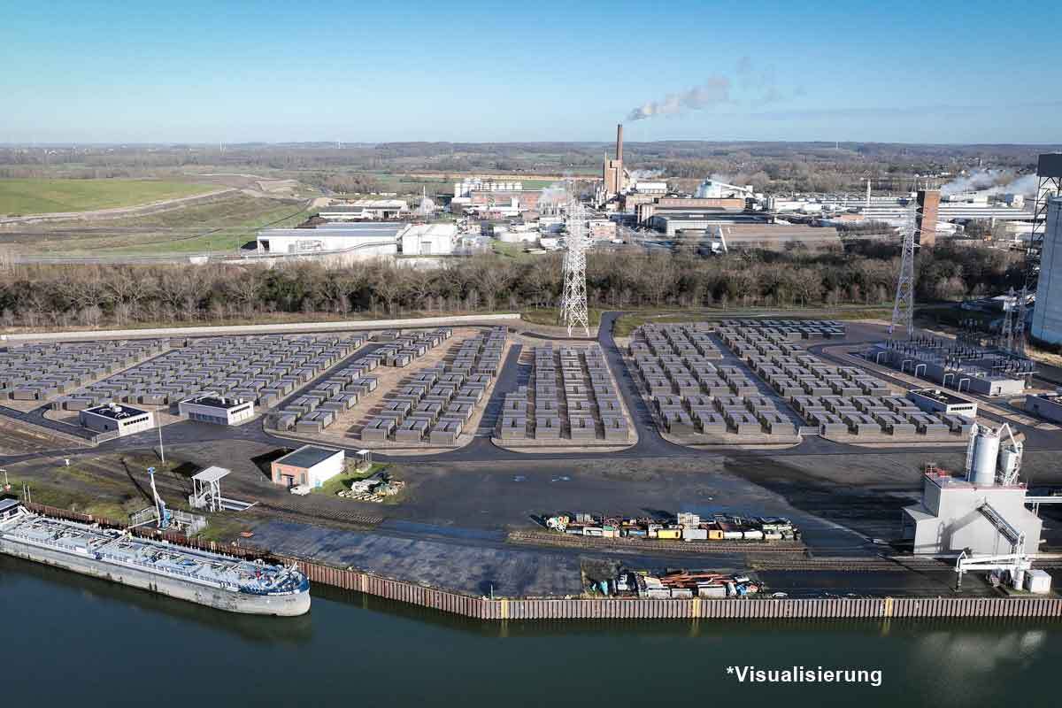 Auf diesem Industriegelände entsteht in den beiden kommenden Jahren der Batteriepark Waltrop. (© Trianel)