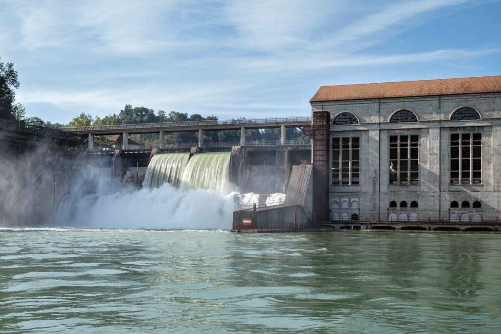 Bild Wasserkraftwerk Mühleberg © Peter Neusser