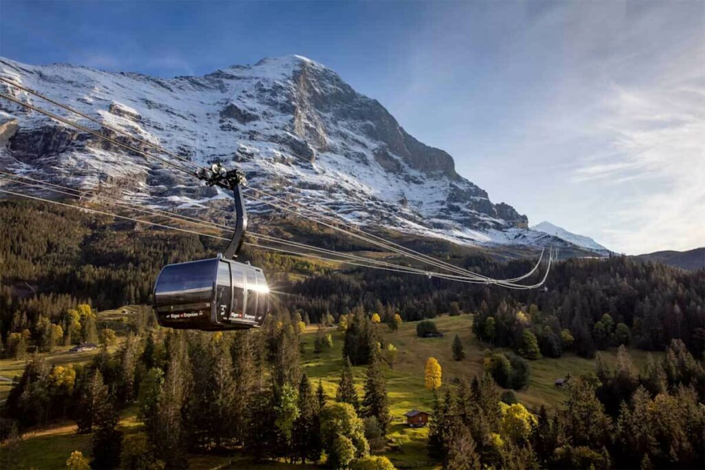 Eiger Express Grindelwald Eigernordwand - © Jungfraubahnen