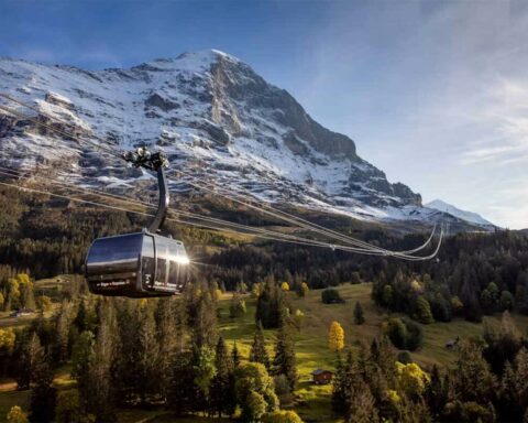Eiger Express Grindelwald Eigernordwand - © Jungfraubahnen