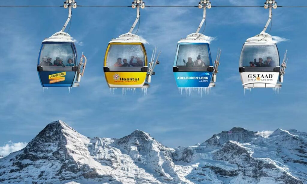 Top4 Skipass Gondeln - Jungfraubahnen