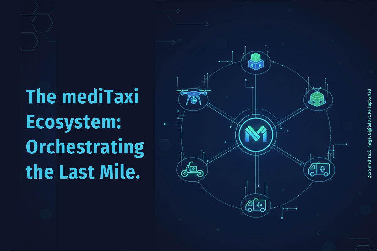 The mediTaxi® Ecosystem: Orchestrating the Last Mile.