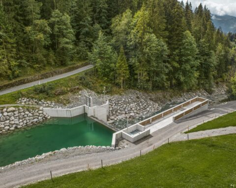 Wasserfassung des Wasserkraftwerks Turbach im Saanenland